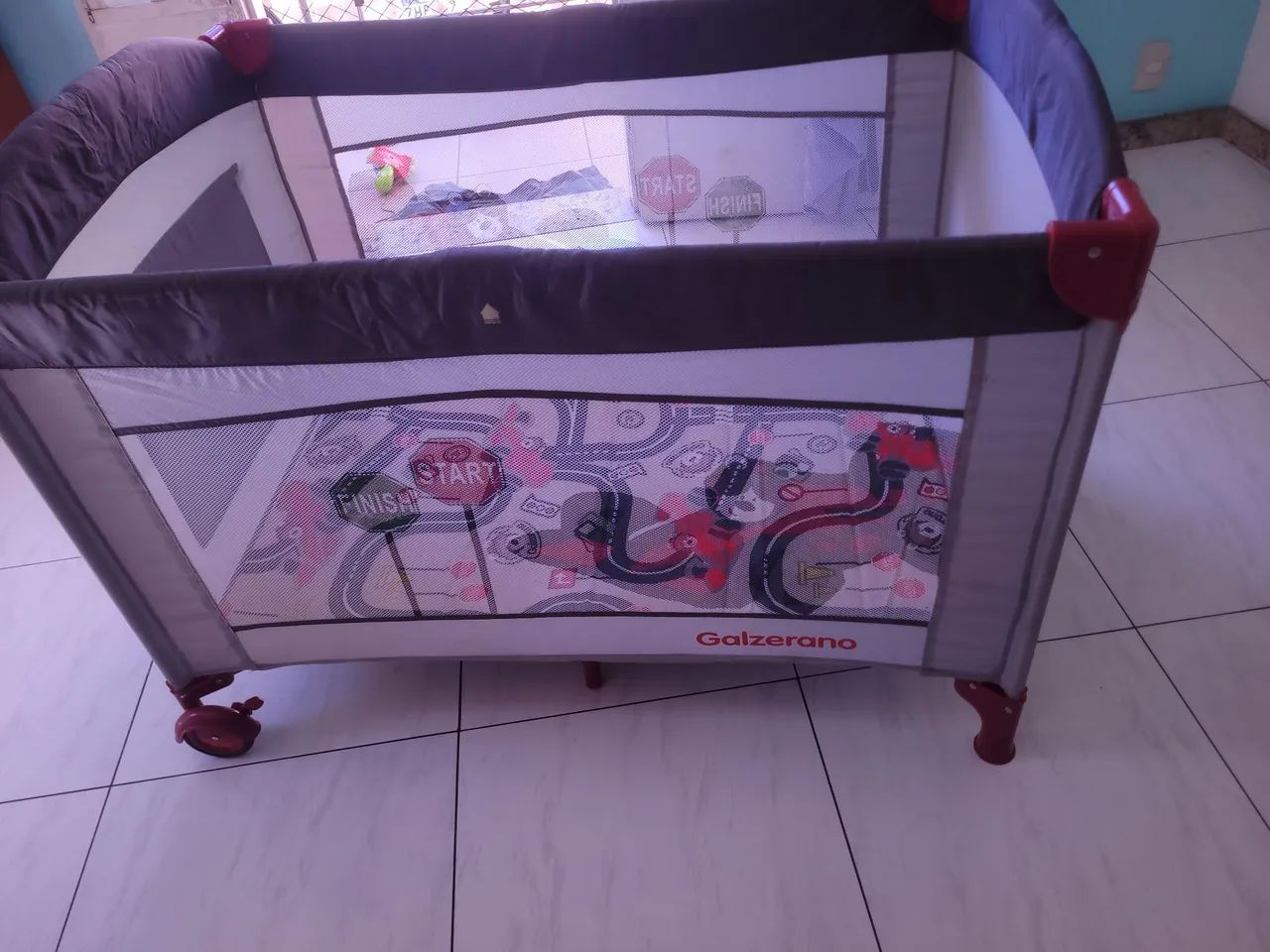 Berço chiqueirinho Galzerano de carrinho - Foto 4