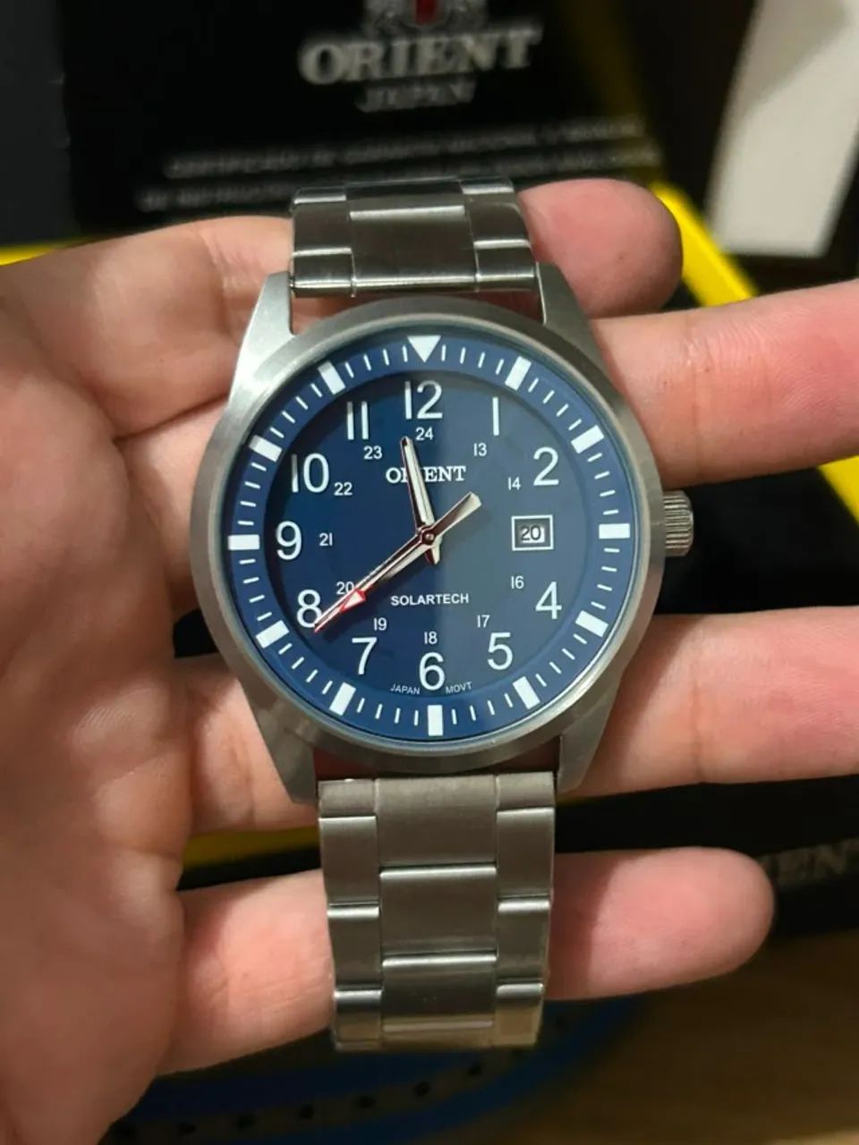 Relógio Orient Solartech - Original | Ref MBSS1452 D2SX