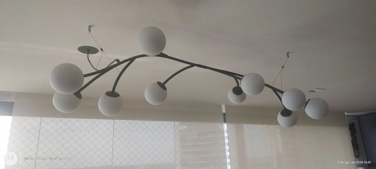 Lustre 10 globos 