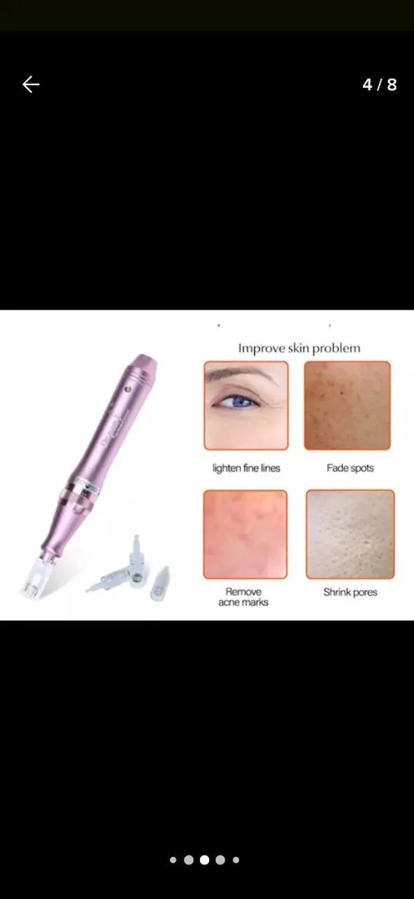 Dermapen rosa - rosto e lábios  - Foto 2
