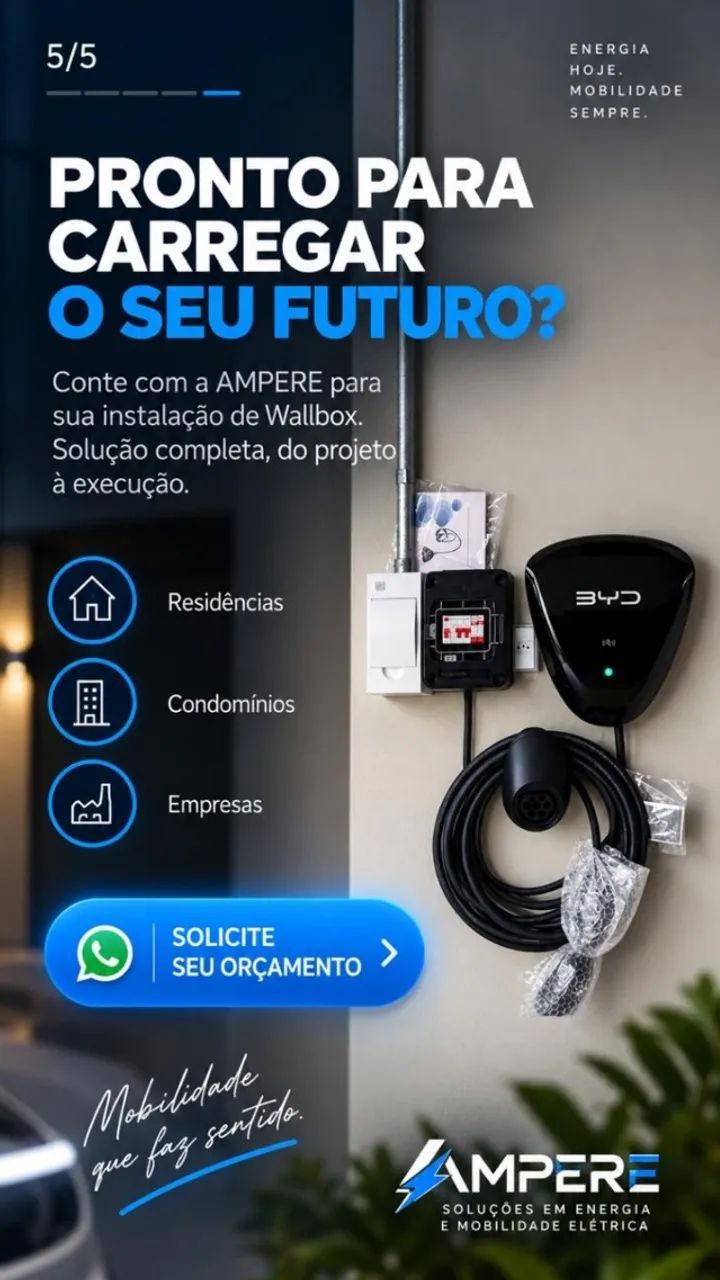 Instalação de Wallbox para Carro Elétrico | Engenharia, Segurança e ART - Foto 5