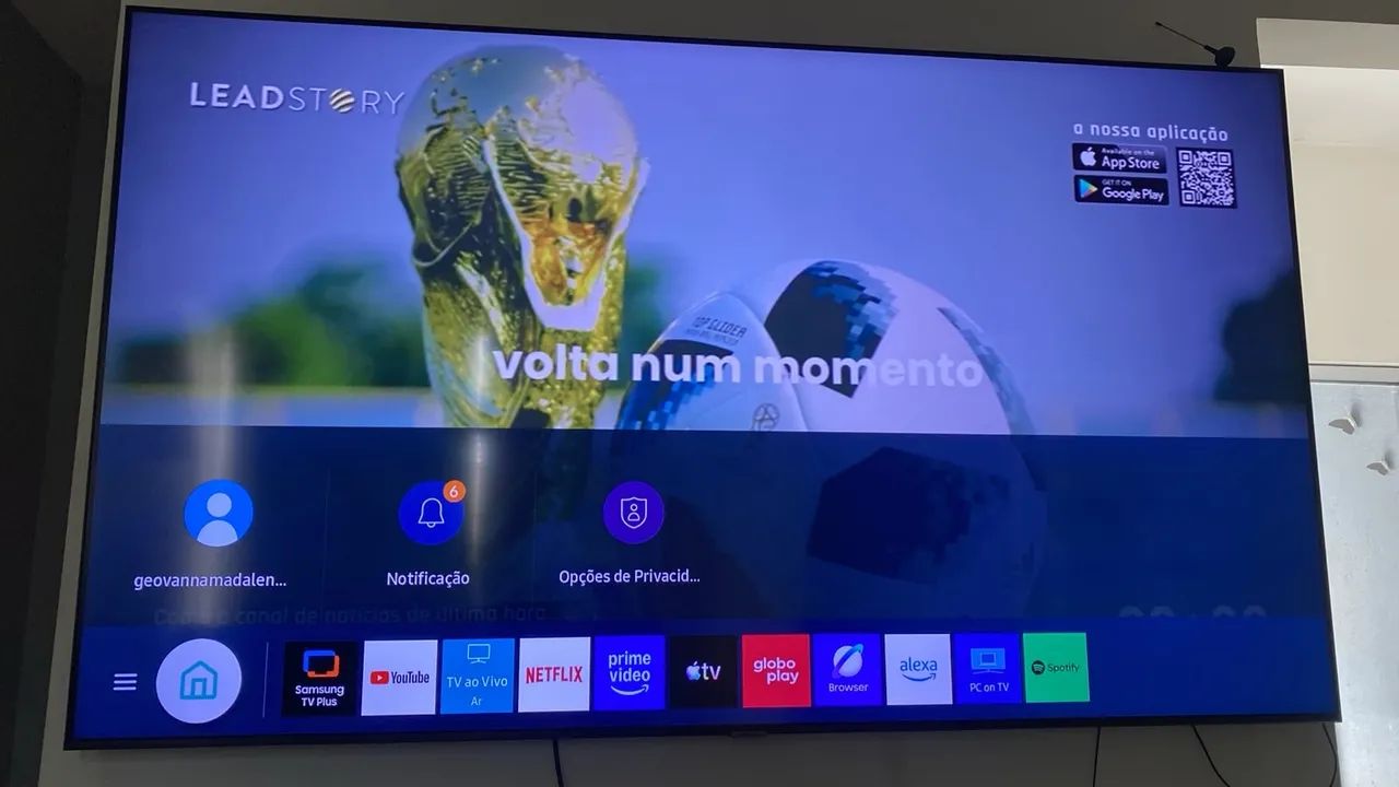 Tv 70 polegadas + som 