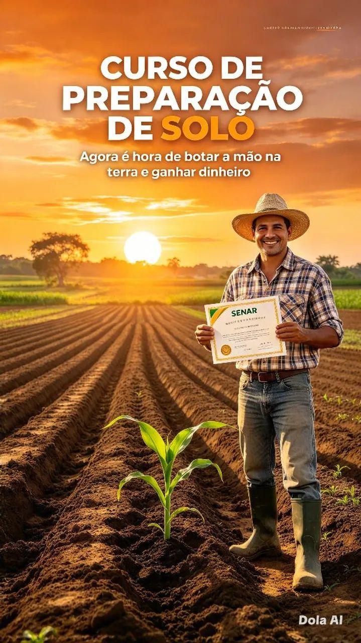 Preparação de solo 