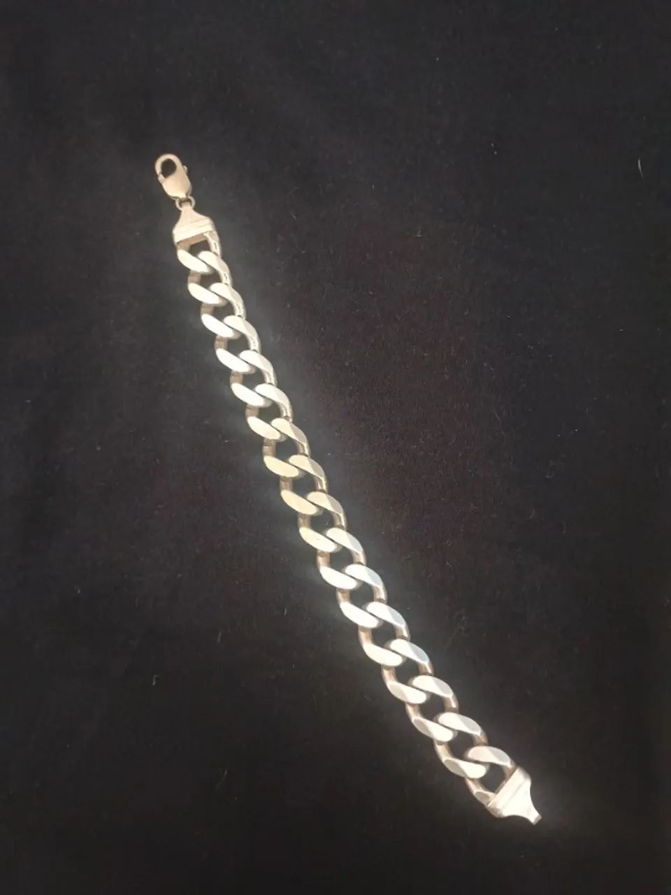 Pulseira de prata italiana 925 modelo Grumet - Foto 3