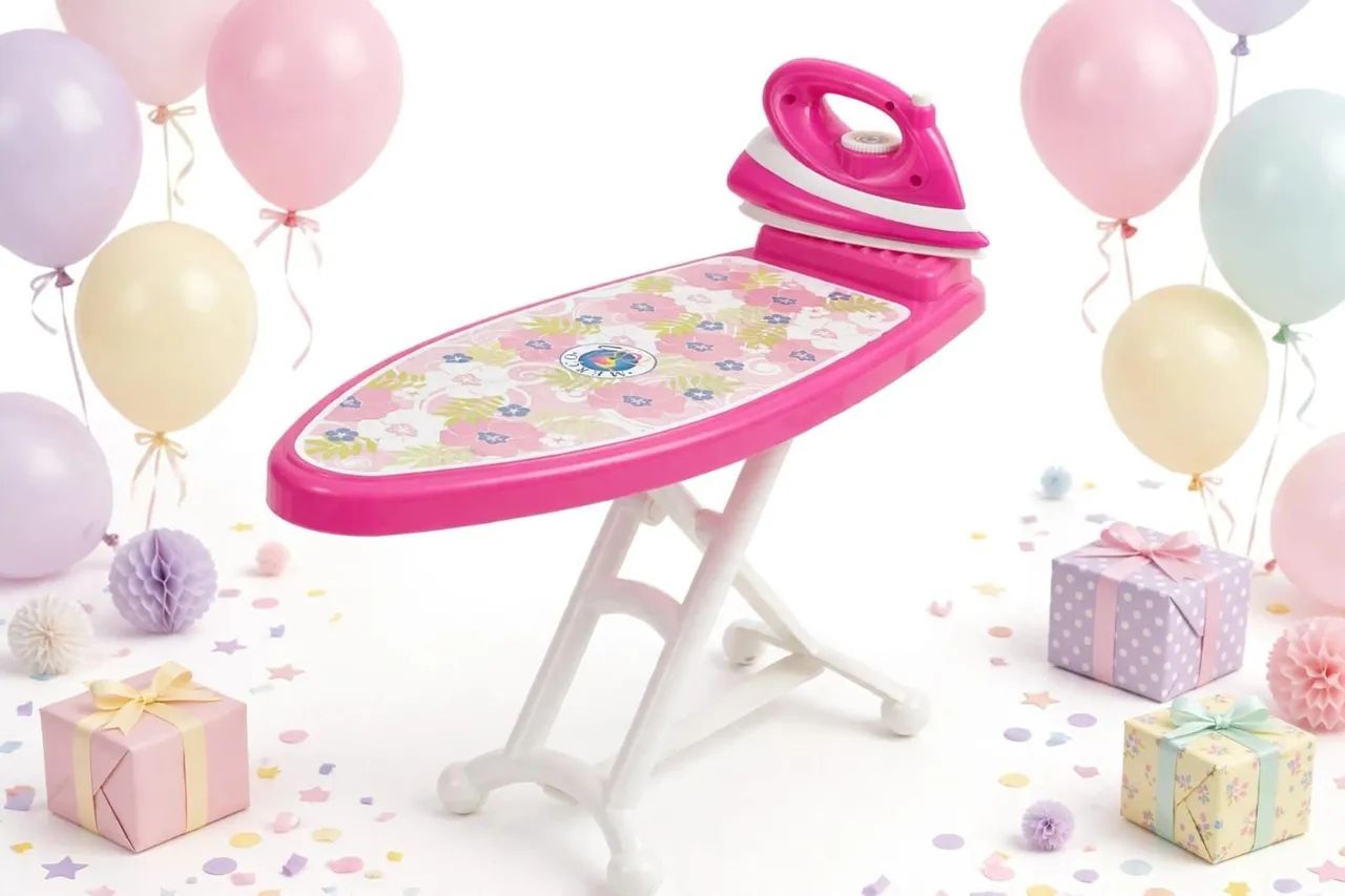 Kit Tábua de Passar e Ferro Infantil Mercotoys - Foto 2