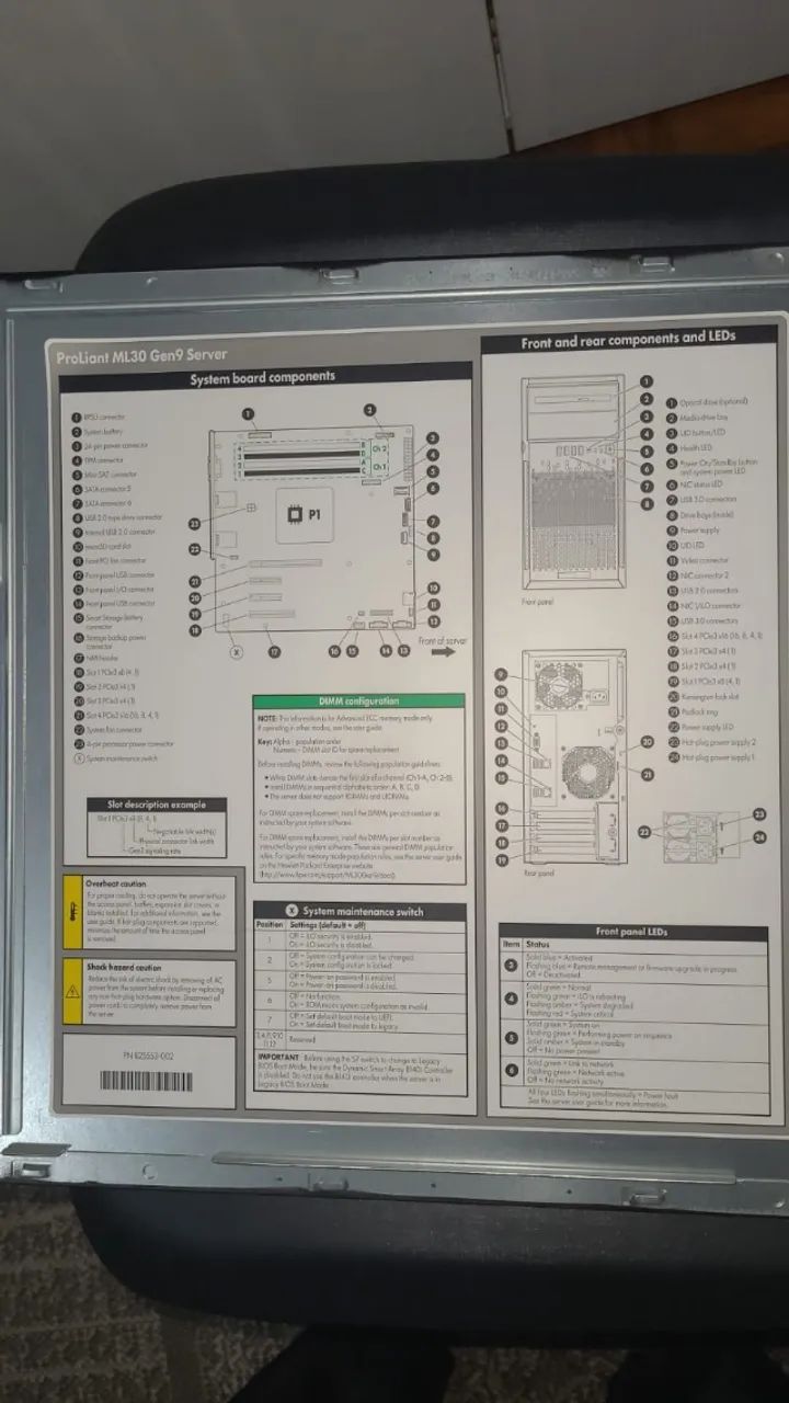 SERVIDOR HP PROLIANT ML30 GEN9 ZERADO - Foto 4