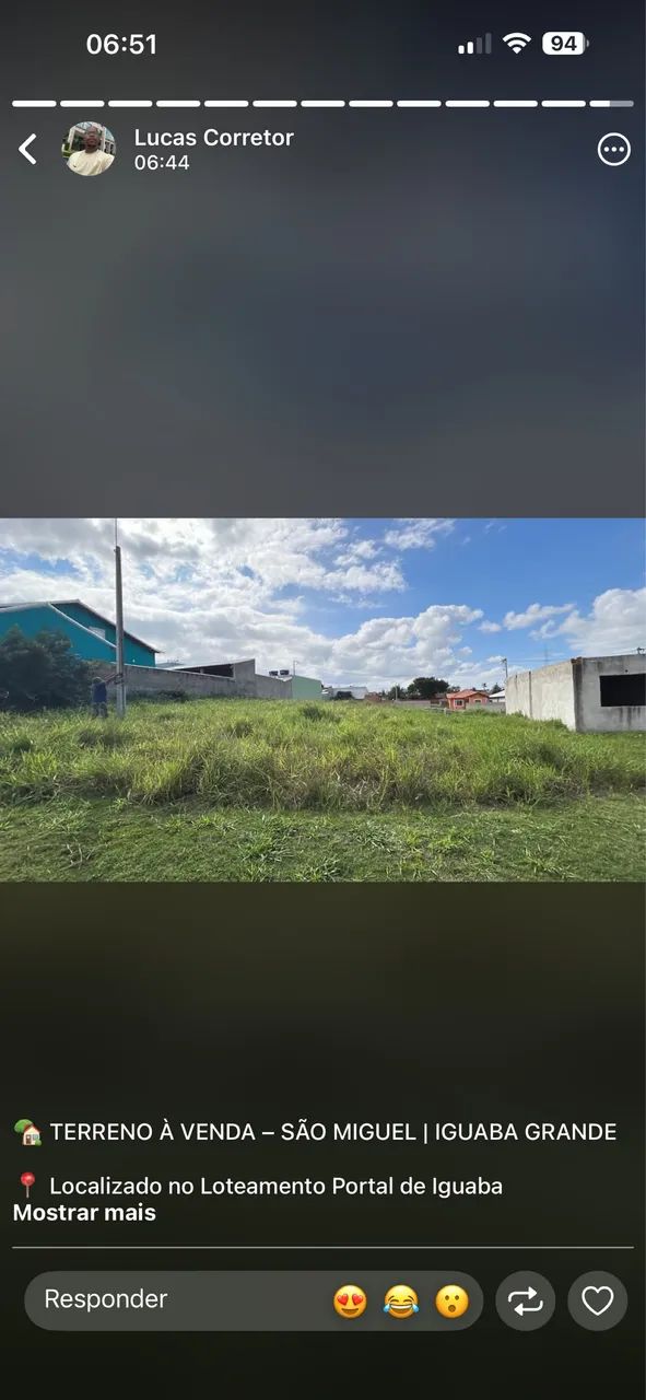 Terreno em Iguaba grande 