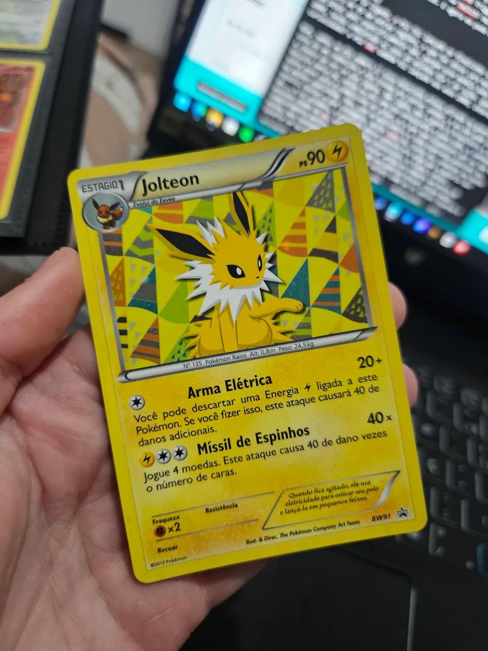 Eeveelutions Black & White Promos Set Completo  - Foto 3