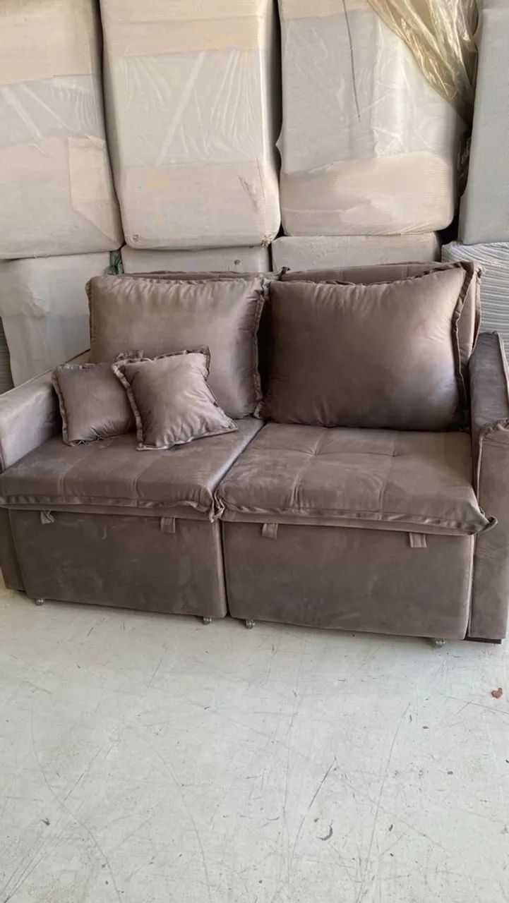 Sofá sem caixa vira cama reclinável 1,80 mt - Foto 2
