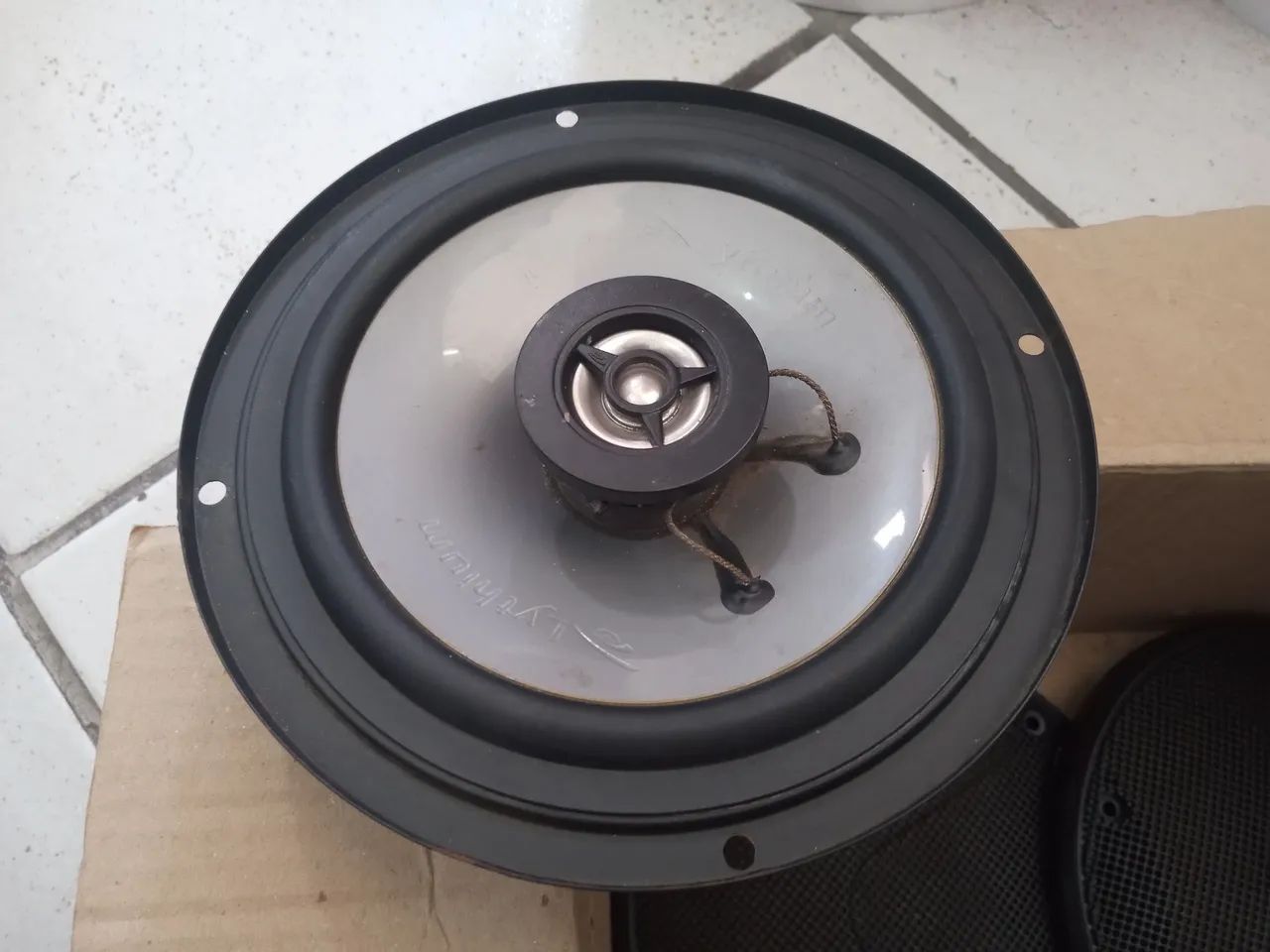Par de altofalante com telas 6 polegadas  - Foto 3