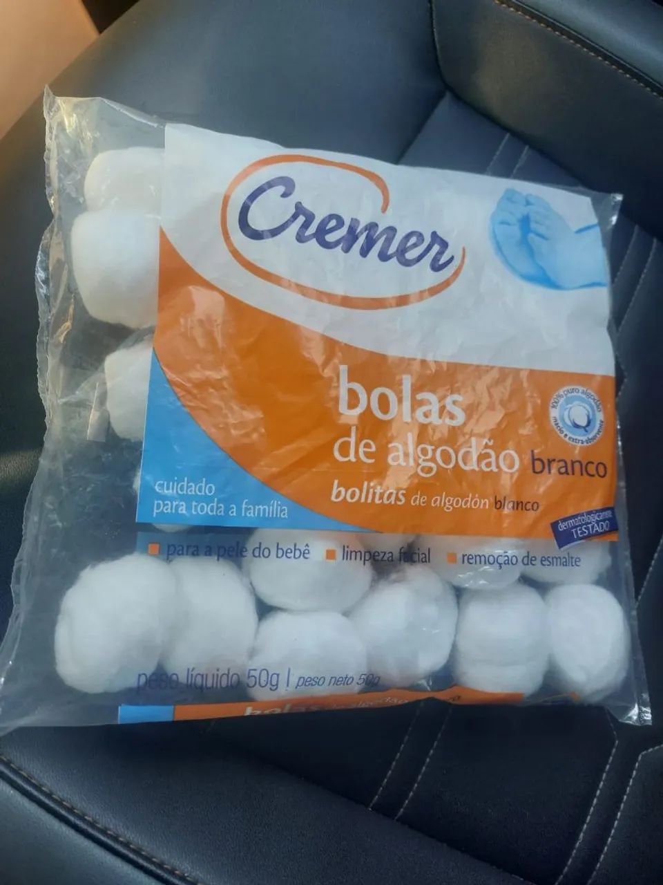 Bolas de algodão Cremer