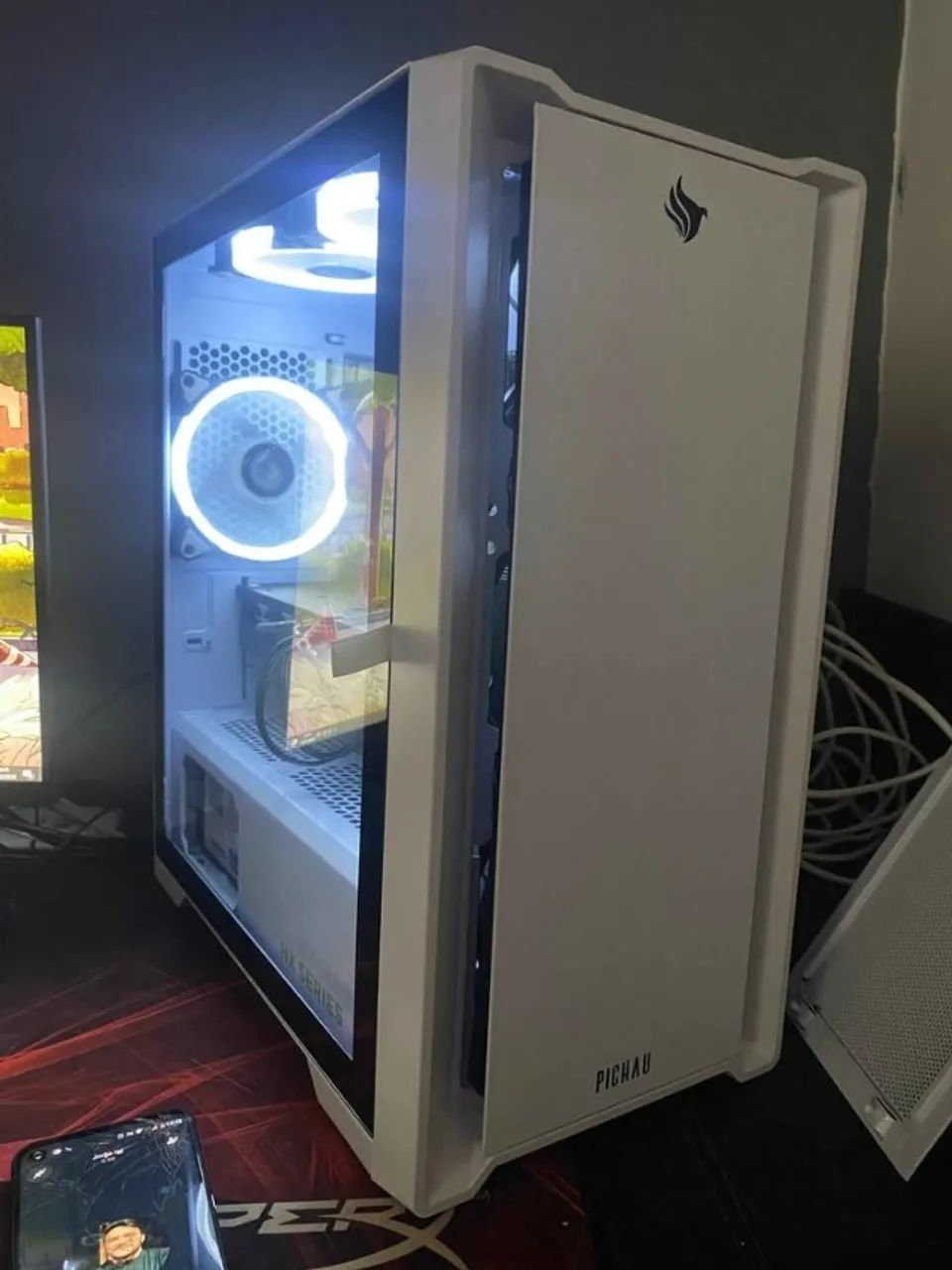 PC gamer Ryzen 5500 + Rx580 + monitor 22 completo - Foto 6