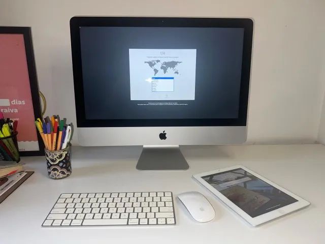 iMac 21.5 Late 2015 i5 8gb + Magic Keyboard e Magic Mouse Apple + Brinde iPad 2015 - Foto 4