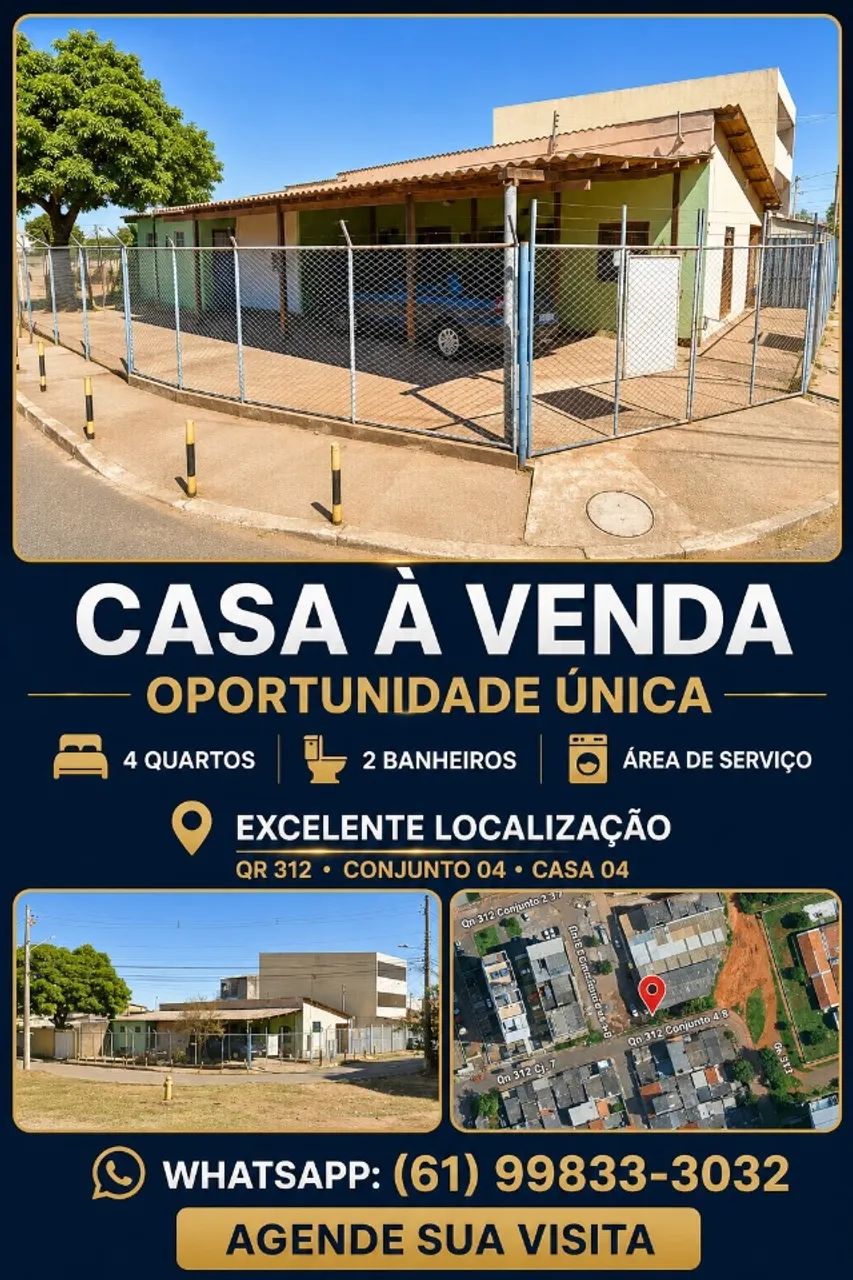 Vendo casa 312 samambaia sul