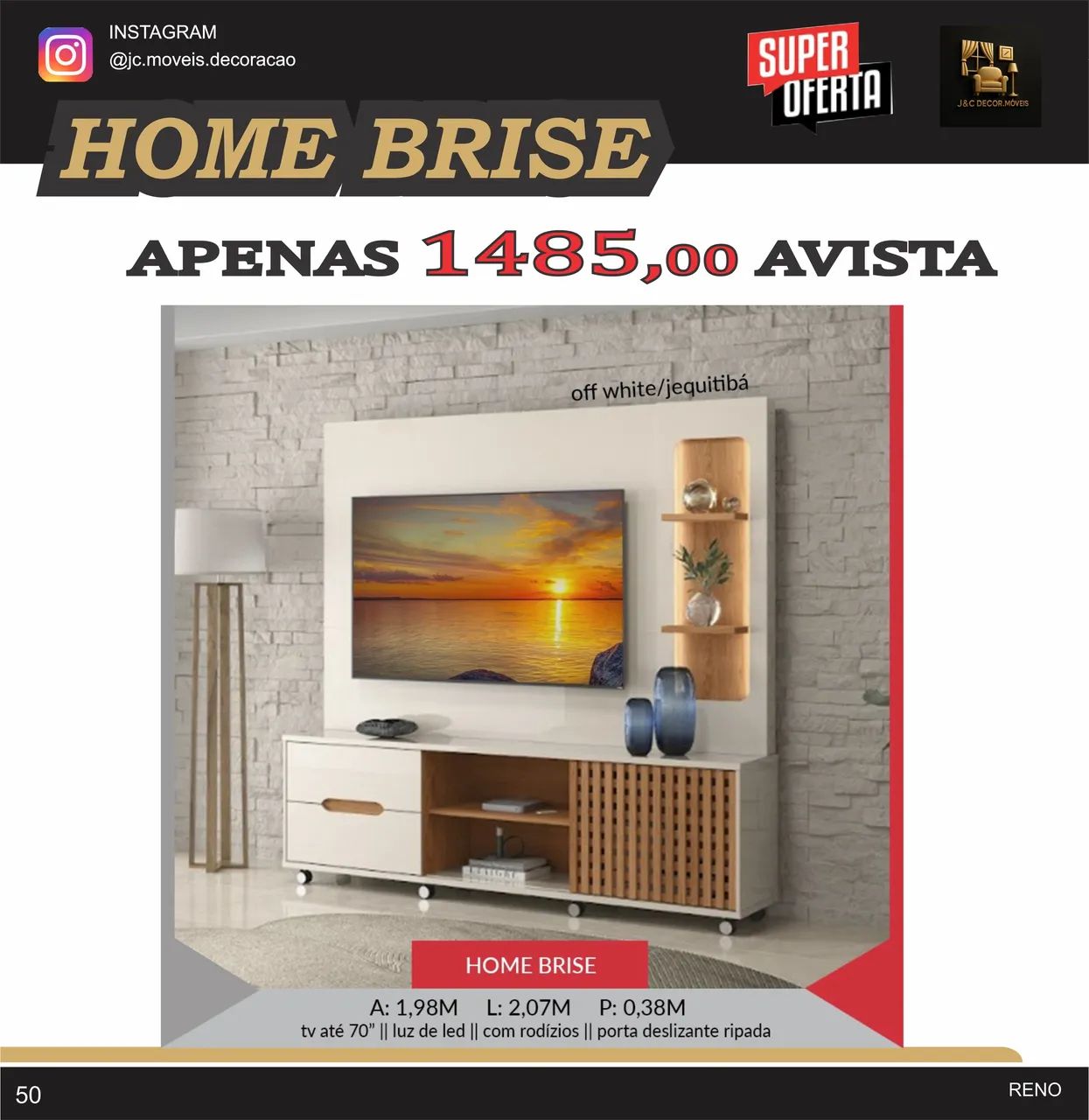 HOME BRISE COM LED