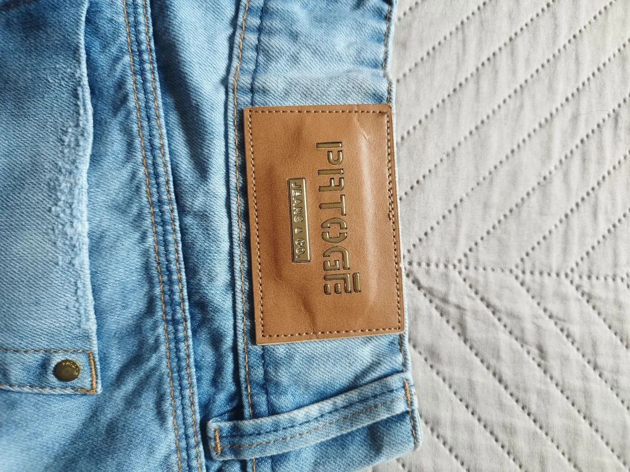 Bermuda Jeans Patogê 46 - Foto 4