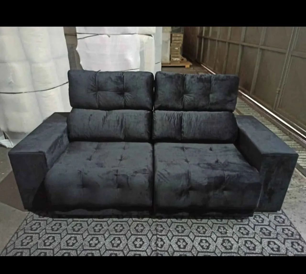 SOFA RETRATIL RECLINÁVEL 2MT FRETE GRÁTIS  - Foto 2