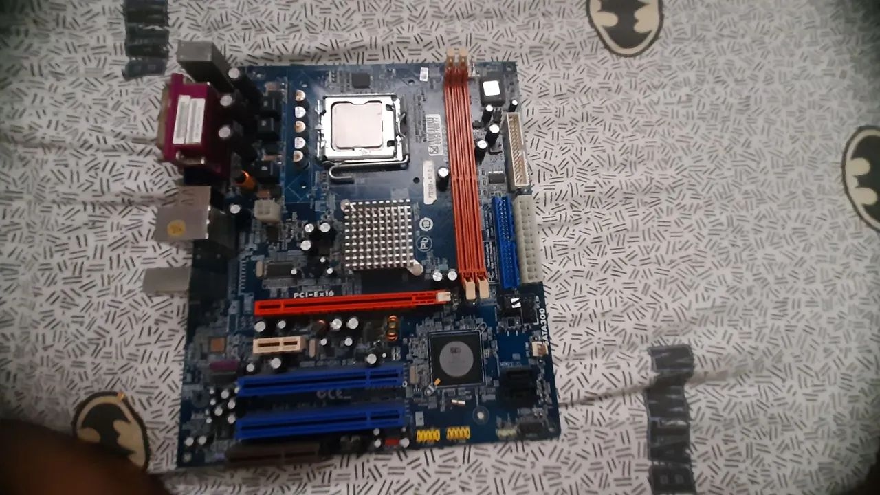 Lote de placas ddr2 e ddr1 + processador e ram  - Foto 3