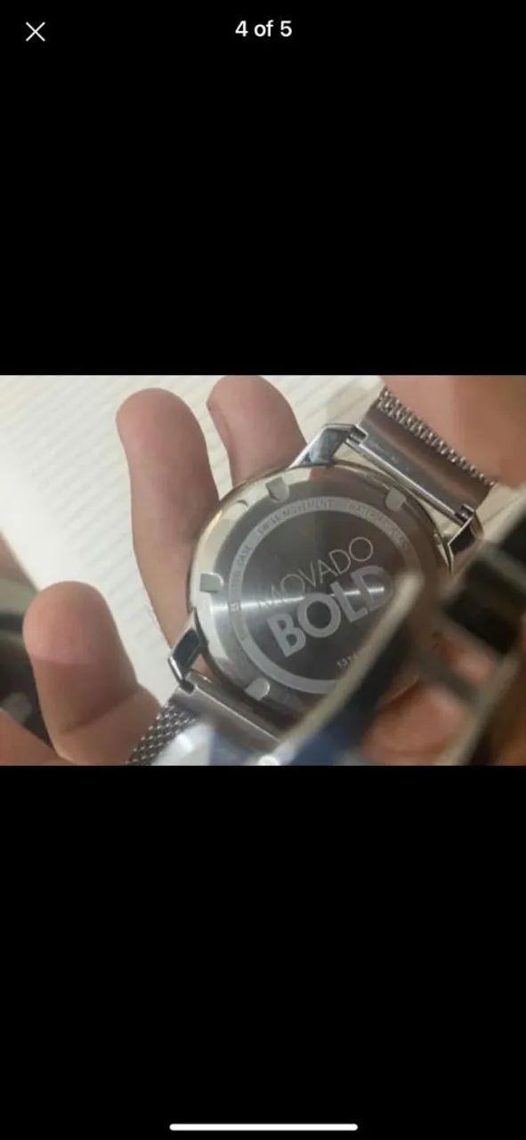 Relógio Movado Bold swiss movement aço inox  - Foto 3