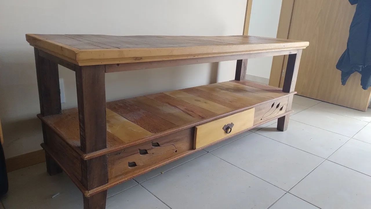 Vendo Rack madeira maciça  - Foto 4
