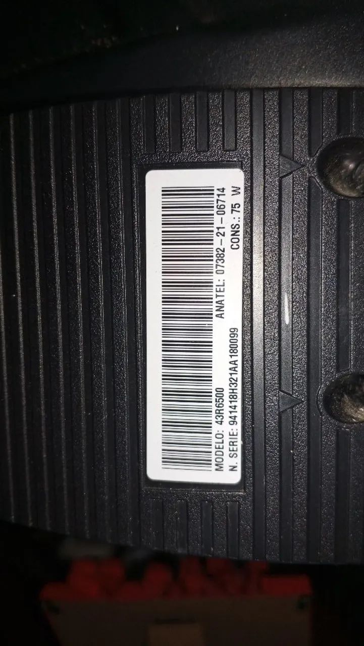 Smartv Semp Roku TV 43 polegadas (com defeito) - Foto 4