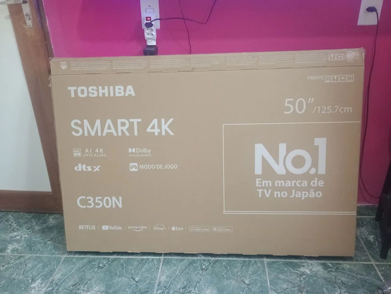 Tv smart 4k toshiba 50 polegadas  - Foto 2