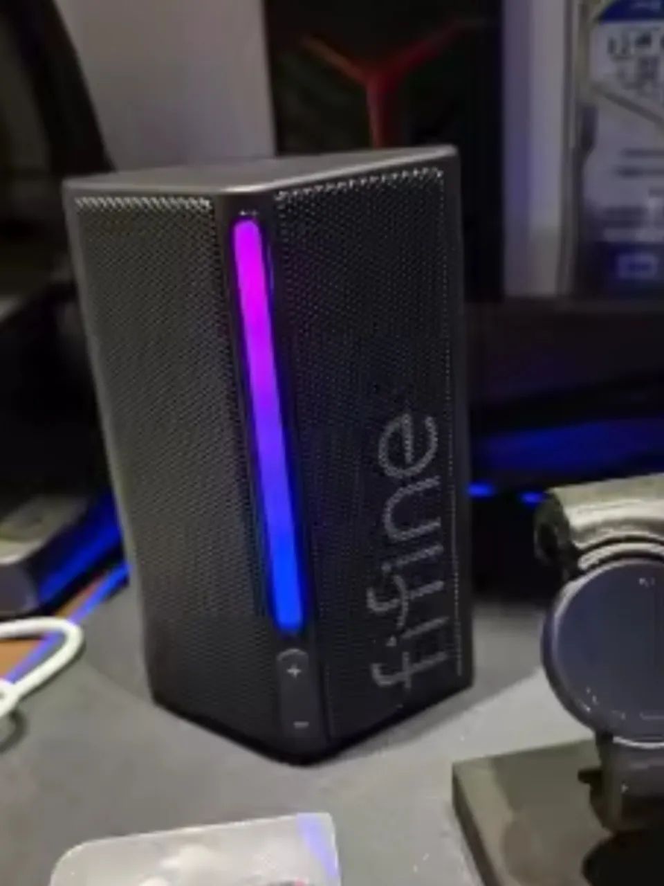 Caixa de Som para PC Fifine A20 RGB USB Estéreo - Nova e Lacrada - Foto 2