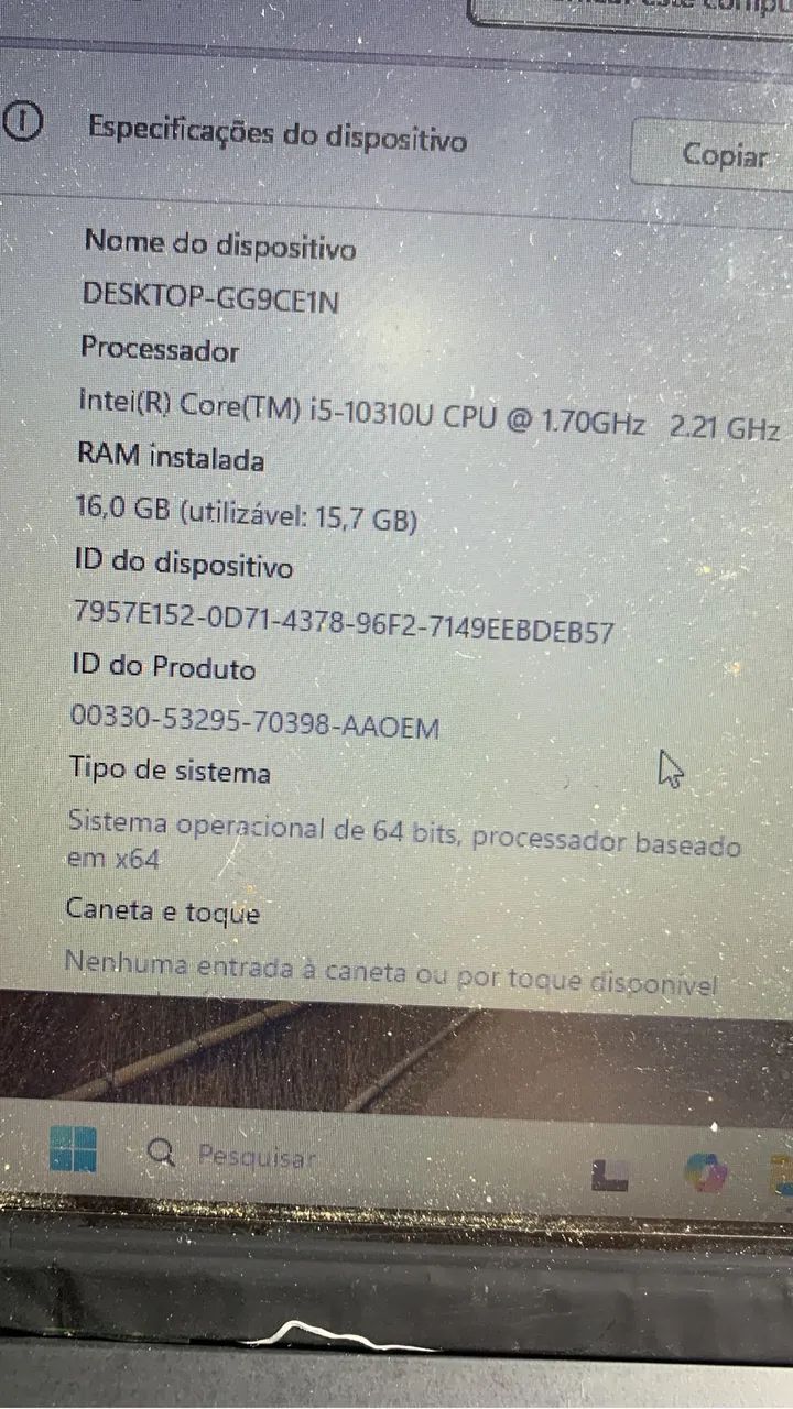 Notebook lenovo x1 carbon