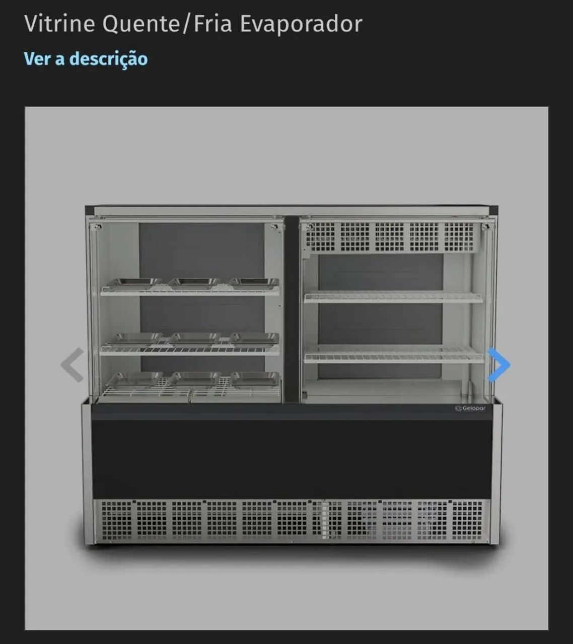 Vitrine expositor 