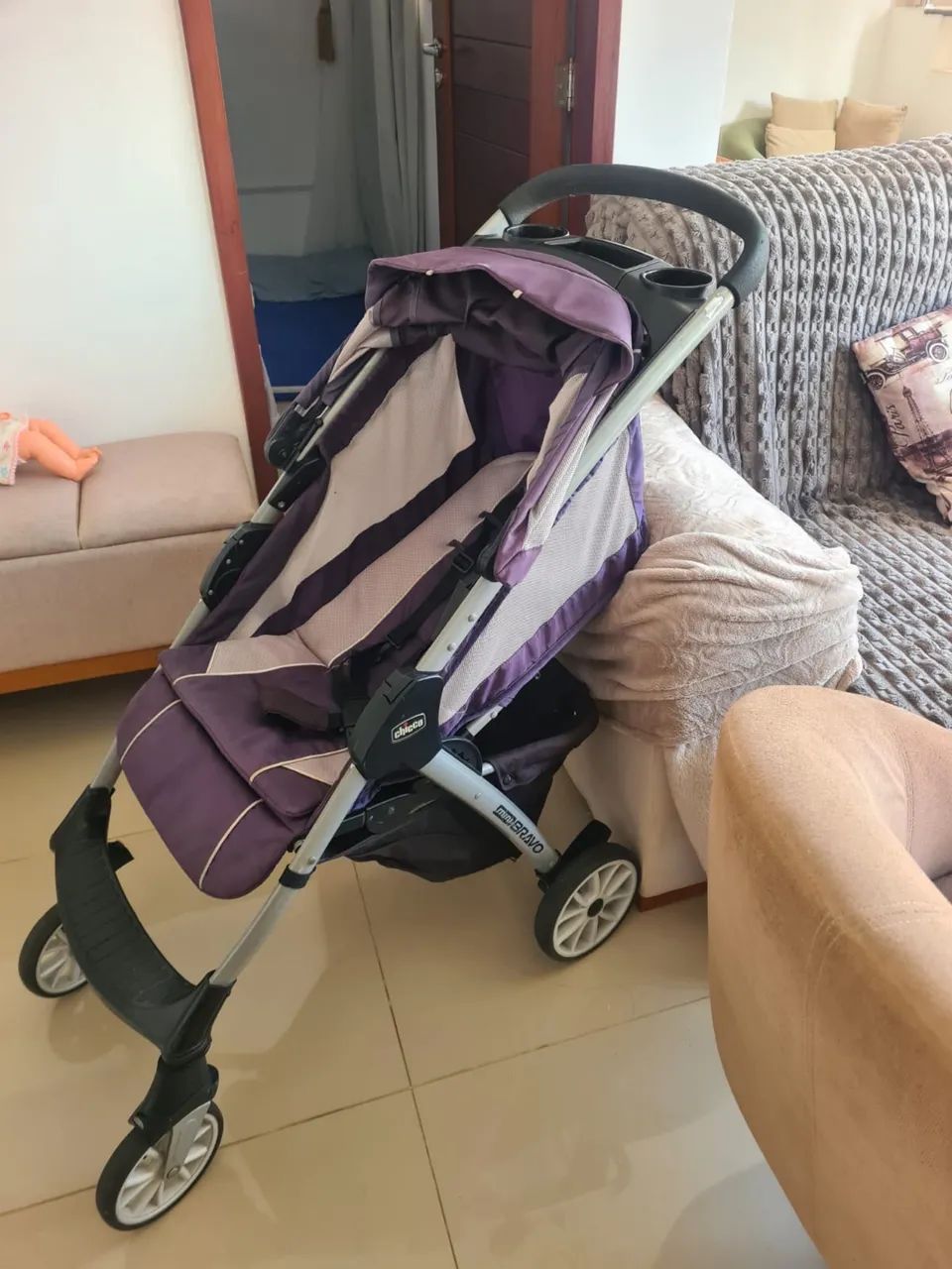 Carrinho de bebê mini bravo Chicco - Foto 2