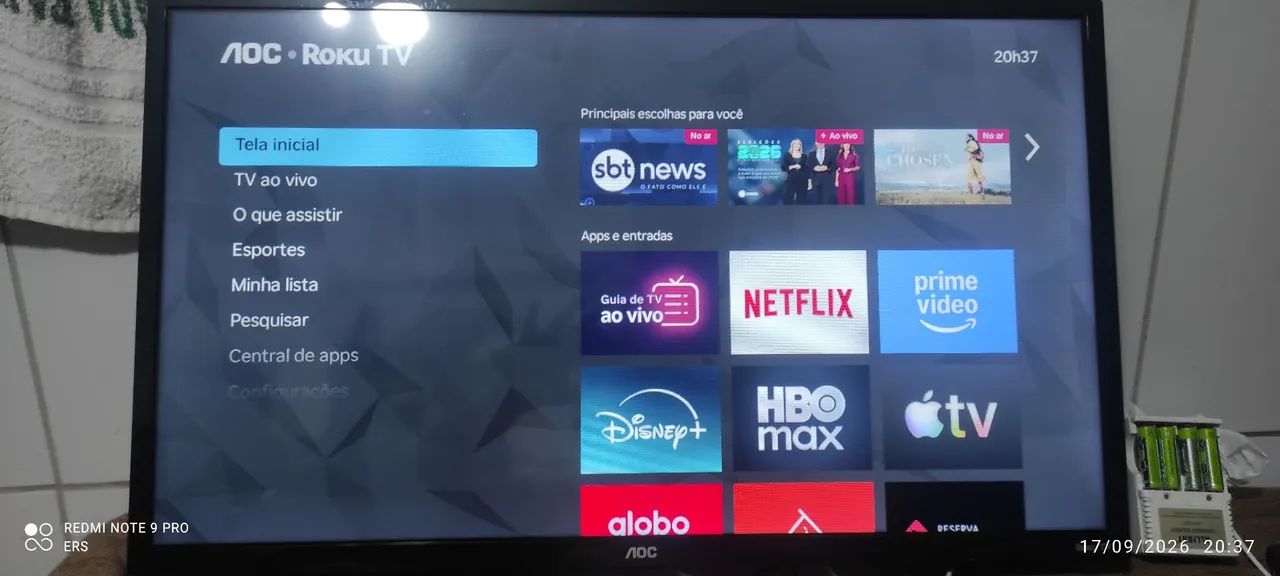 SMART TV AOC ROKU 32 PL $550 