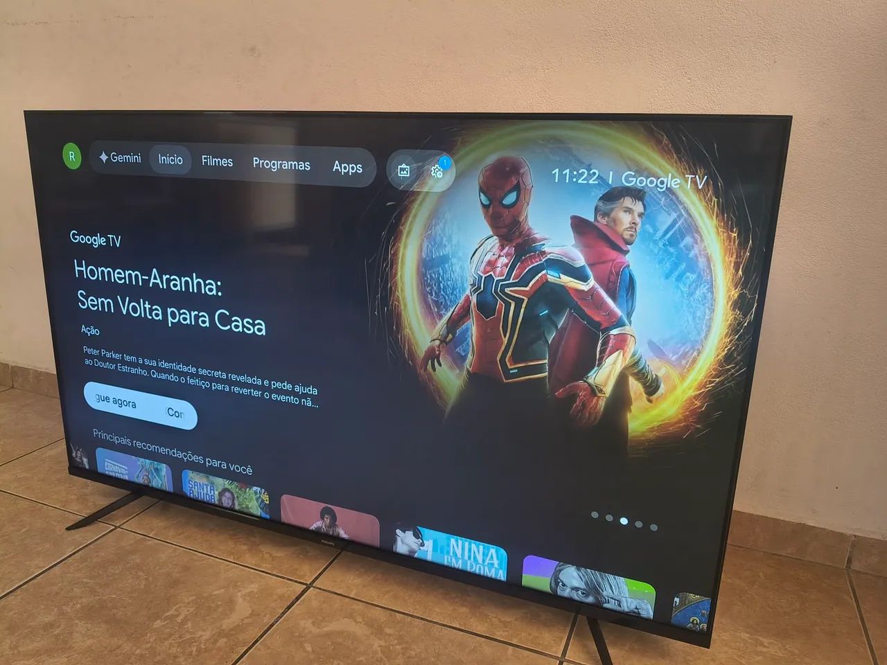 Vendo essa tv 55 polegadas smart 4K  - Foto 4