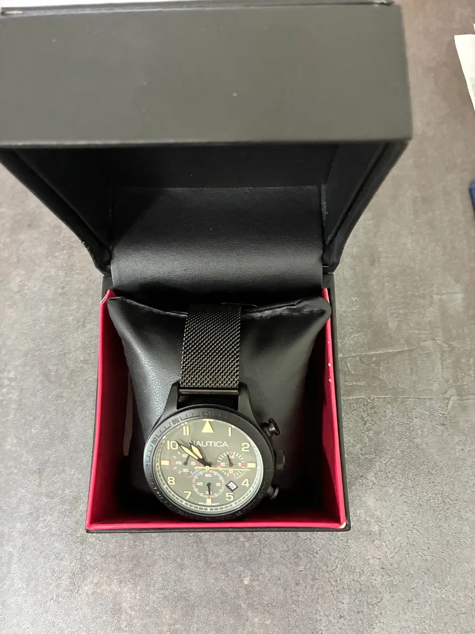 relógio Nautica Chronograph Oliver Green Dial Men's Watch A19615GS
