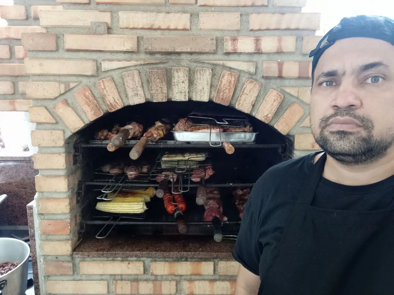Churrasqueiro de verdade!