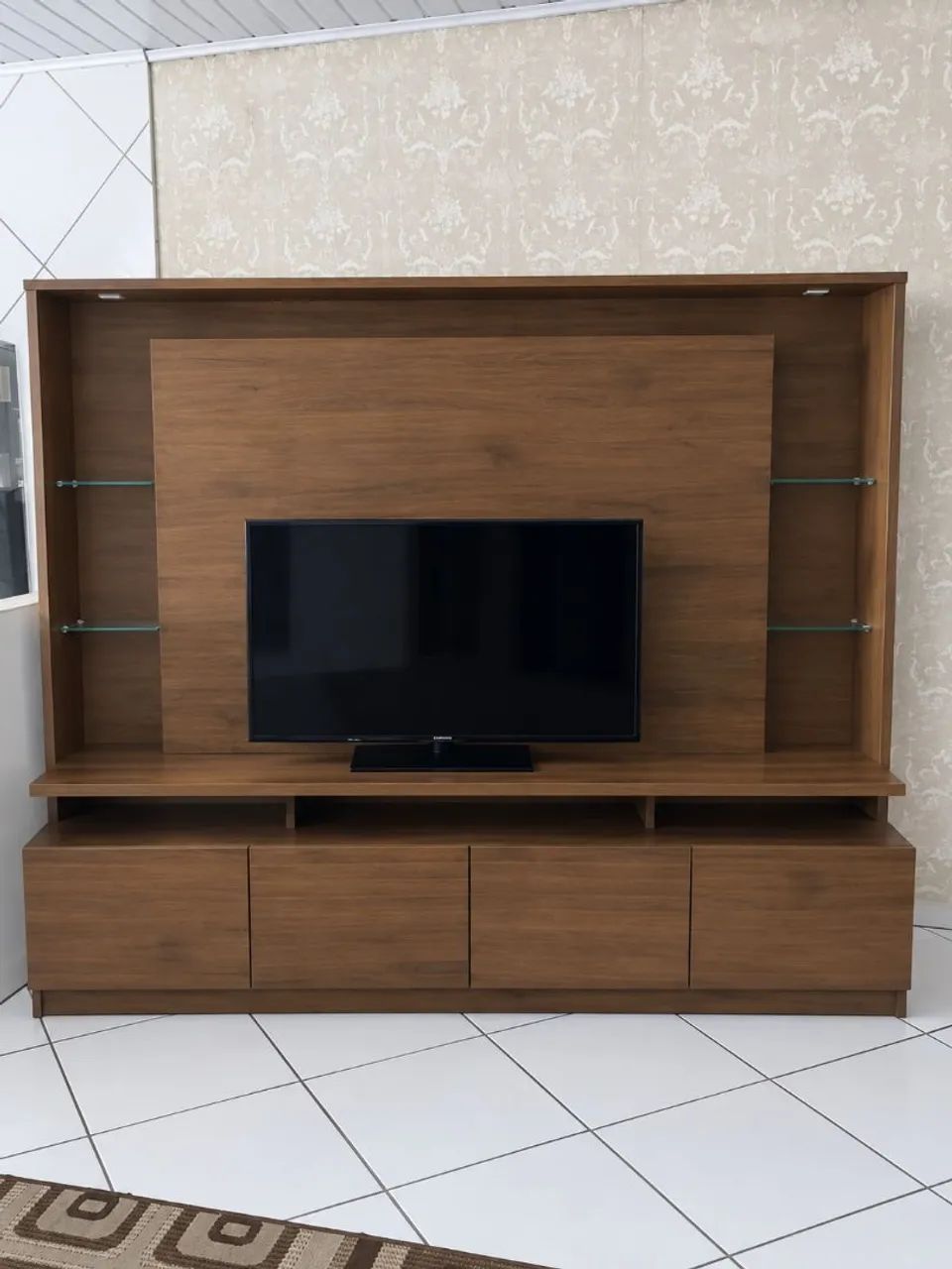Rack com painel 