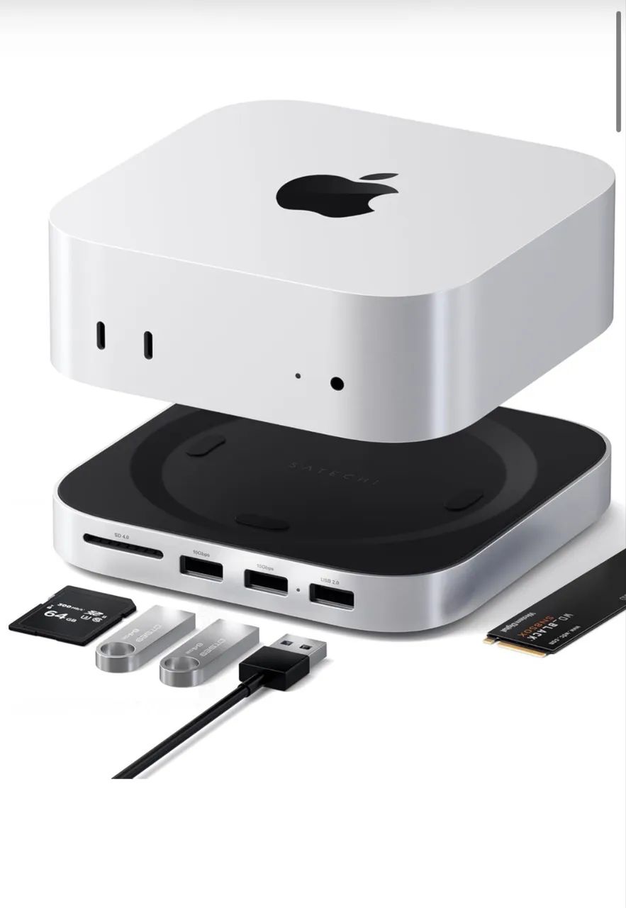 Hub e Suporte para Mac Mini M4 - Satechi 