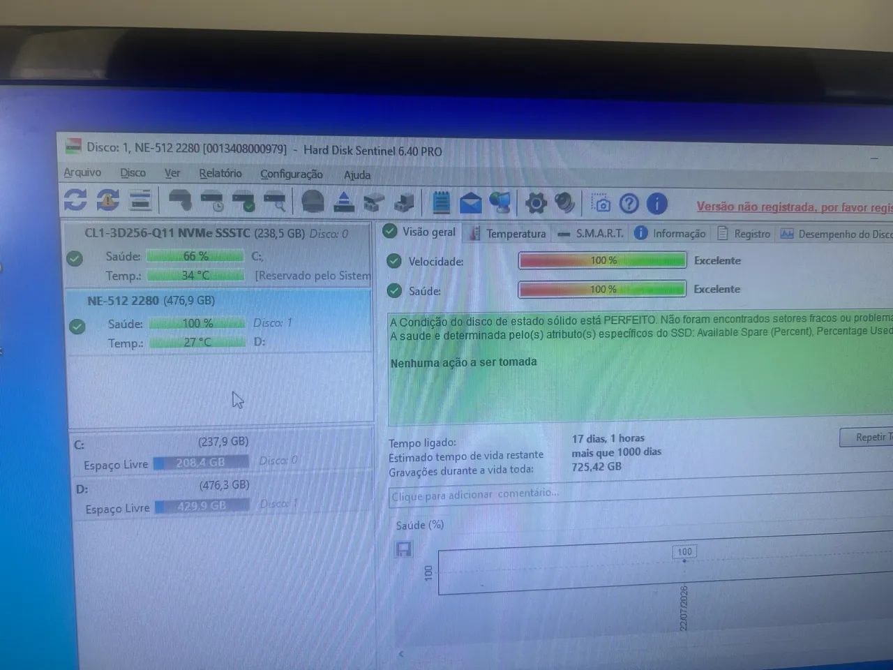 Hd ssd m.2 512gb  - Foto 3