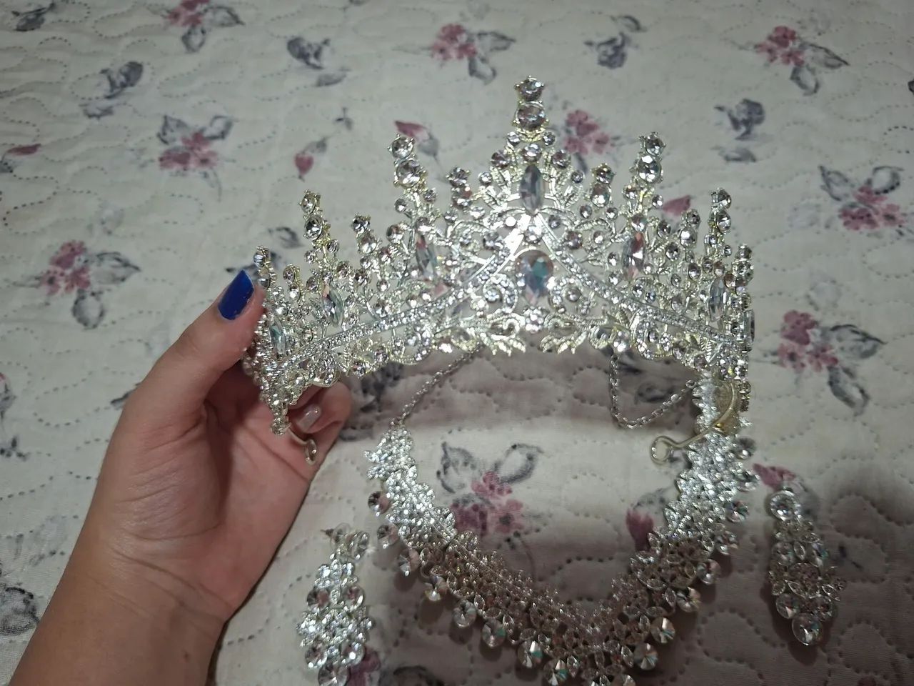 Conjunto de jóias para debutantes ou noivas - Foto 3