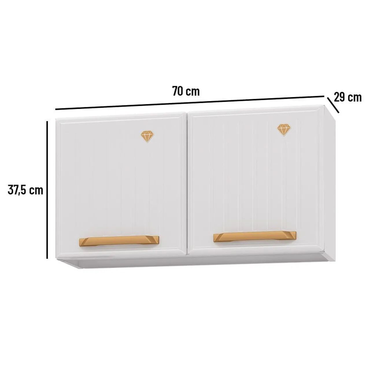 ARMÁRIOS AÉREOS DE COZINHA NOVOS - Foto 3