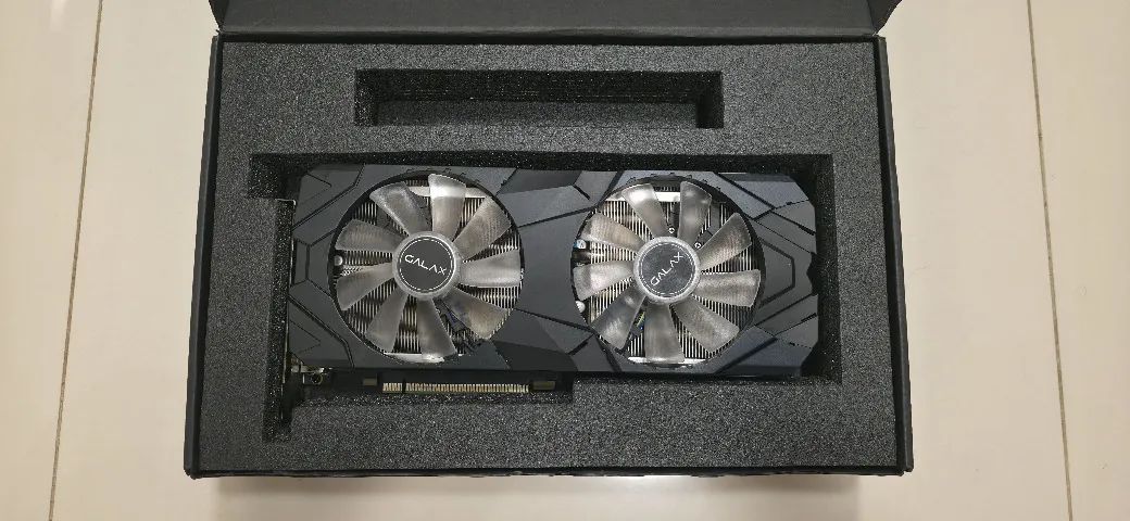 Placa de Vídeo RTX 2070 Super GALAX EX 8GB GDDR6 - Caixa Original, Testada e Funcionando