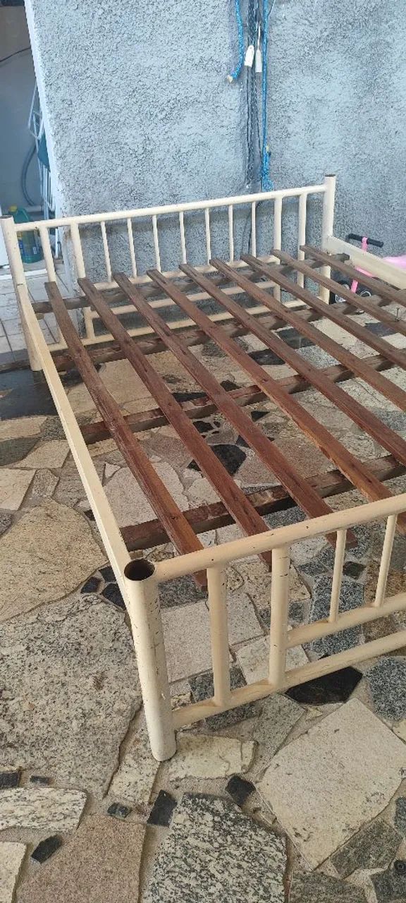 Cama de casal de ferro - Foto 2