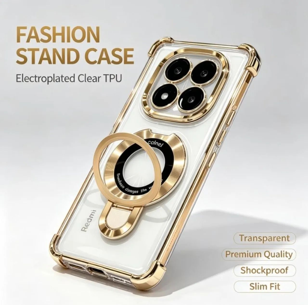 Capa Magnética Transparente para Redimi Note 15 Pro  - Foto 5