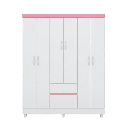 GUARDA ROUPA 6 PORTAS 2 GAVETAS
