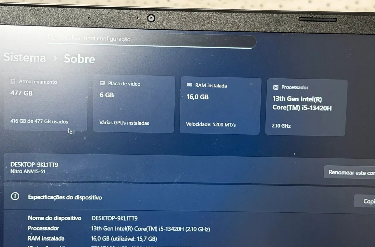 Notebook Gamer Nitro V15 (RTX4050) - Foto 2