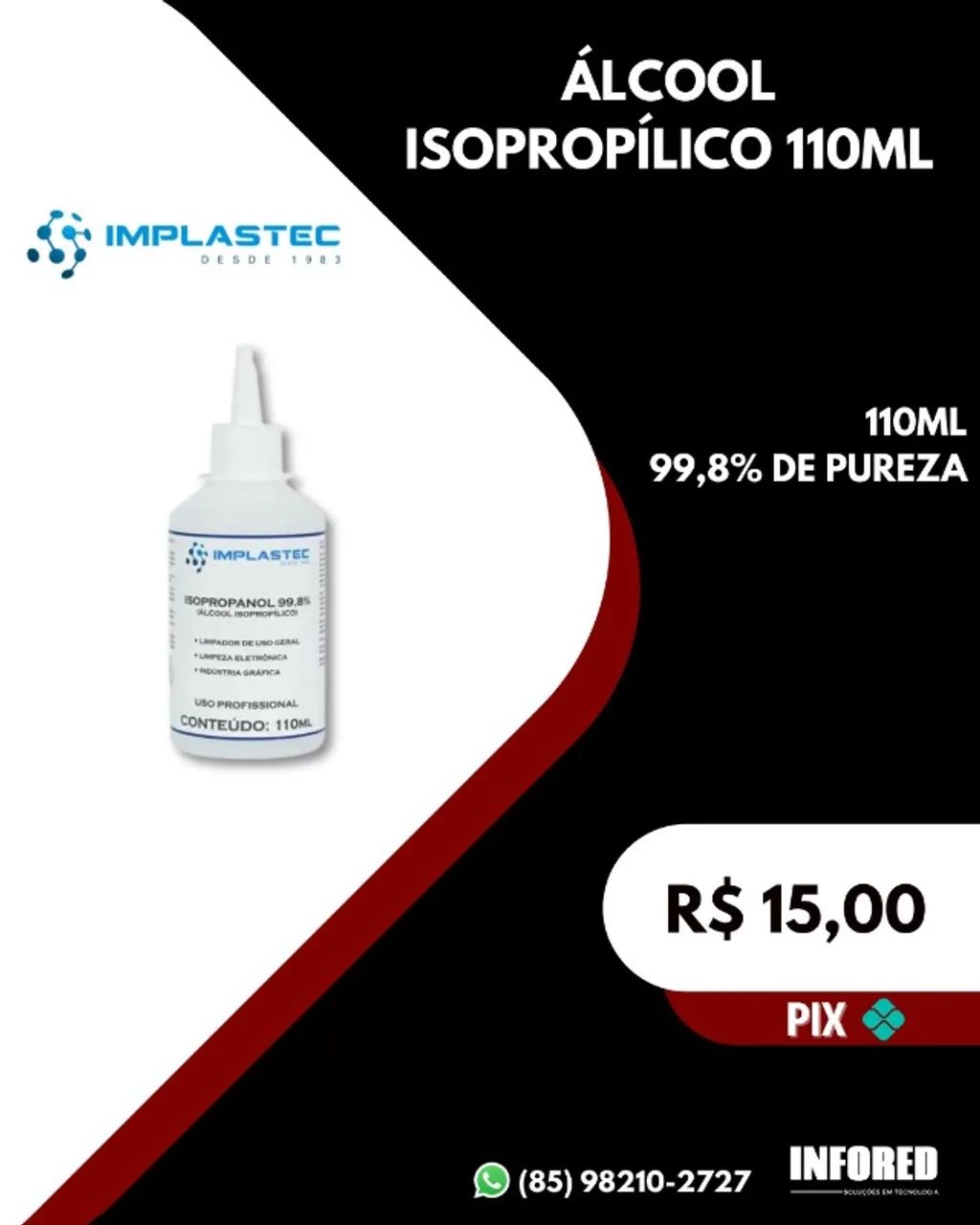 Álcool Isopropílico 99,8% - Foto 5