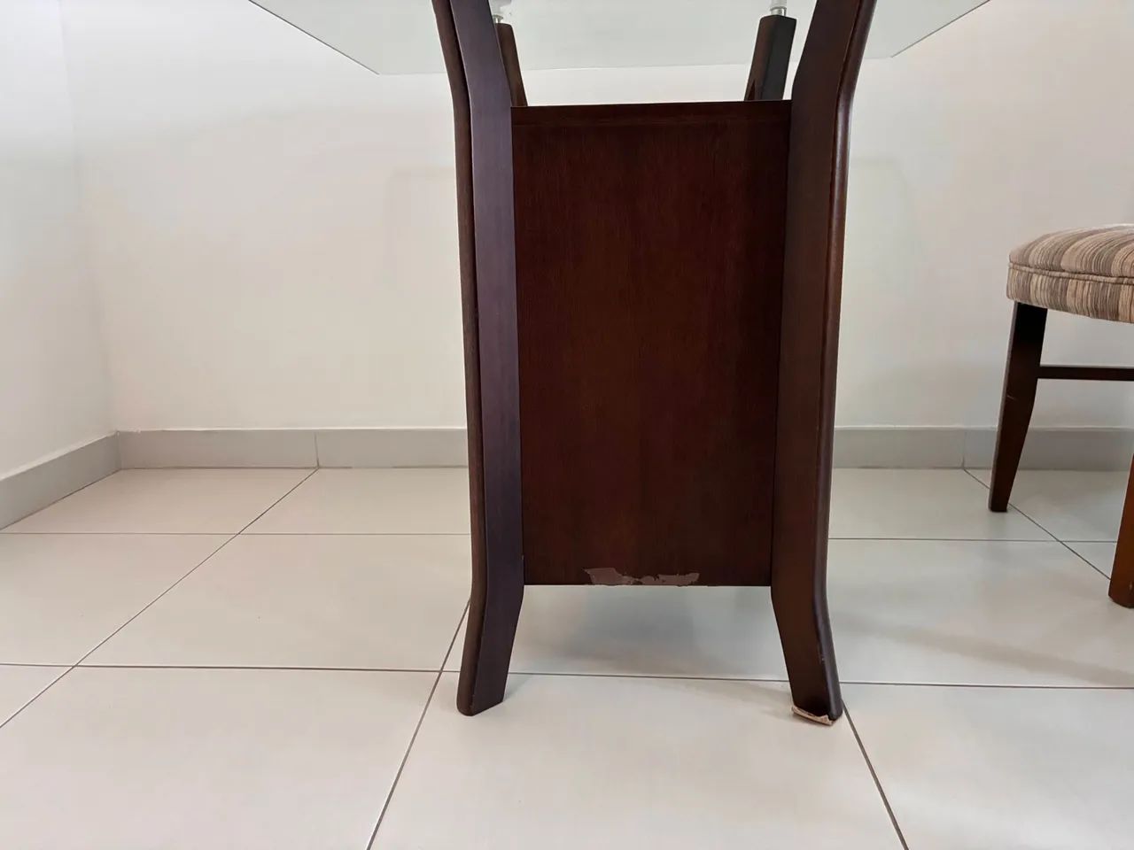 Mesa de jantar retangular 4 cadeiras  - Foto 4