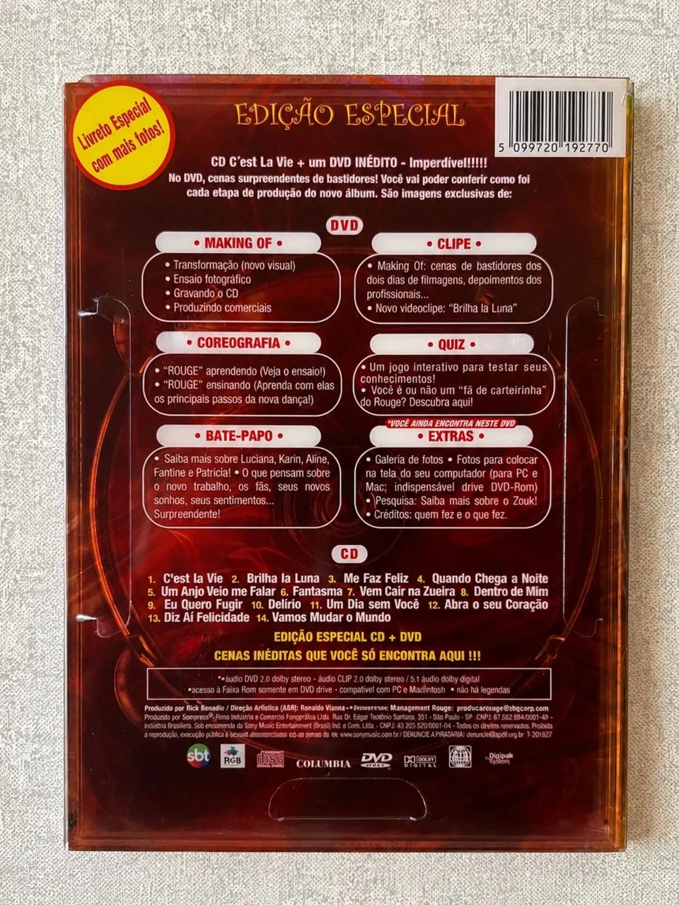 CD e DVD Rouge Cest la vie  - Foto 3