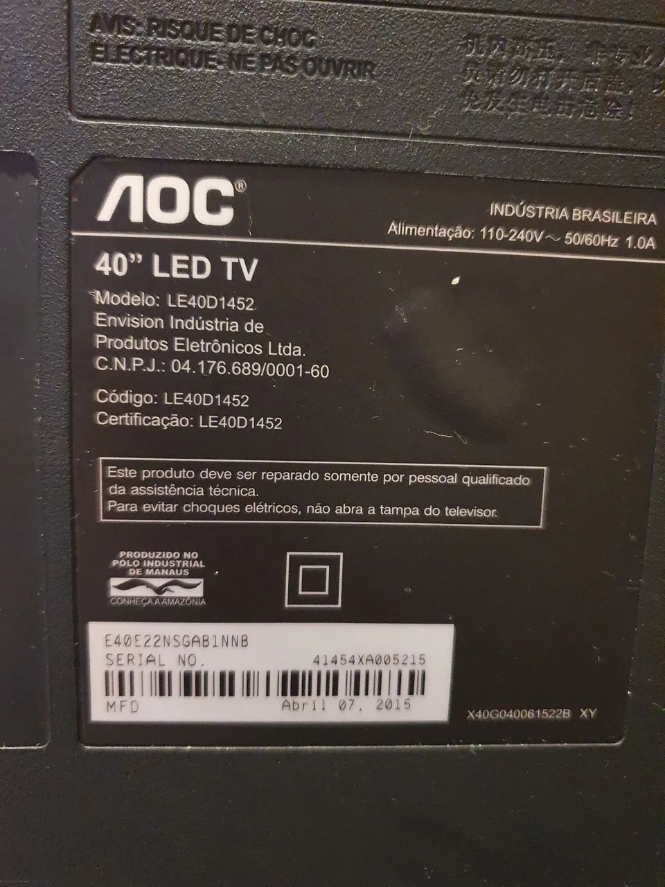 TV OAC 32PL PARA CONSERTAR  - Foto 3