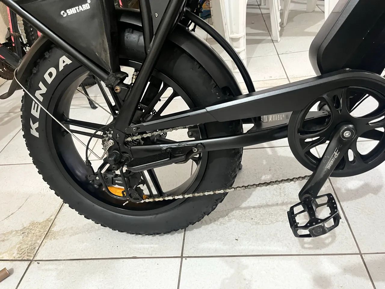Bicicleta elétrica v8 - Foto 3