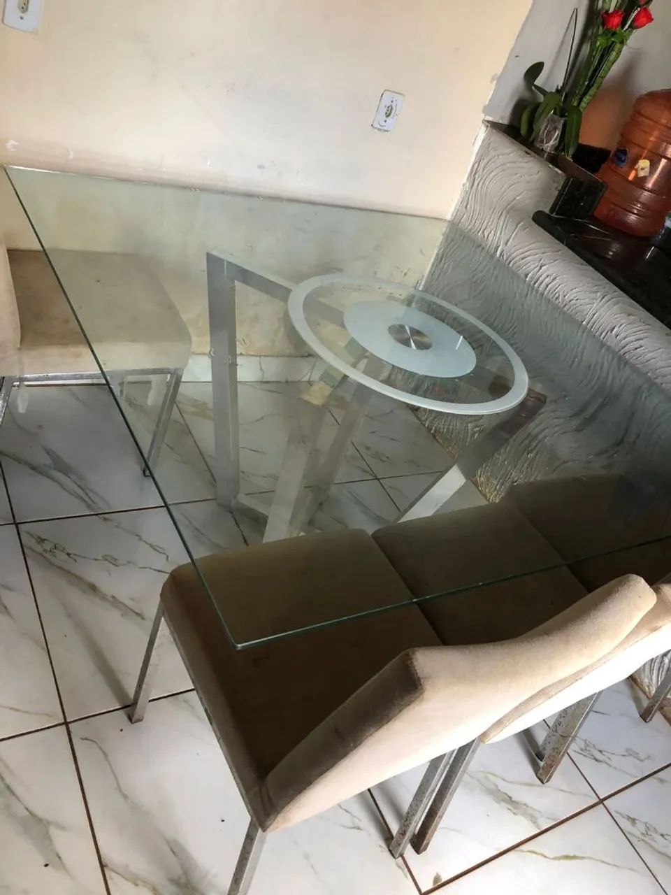 Mesa de vidro 